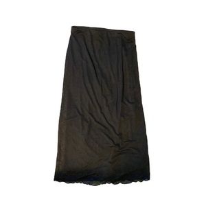 Forever 21 lettuce-edge midi skirt